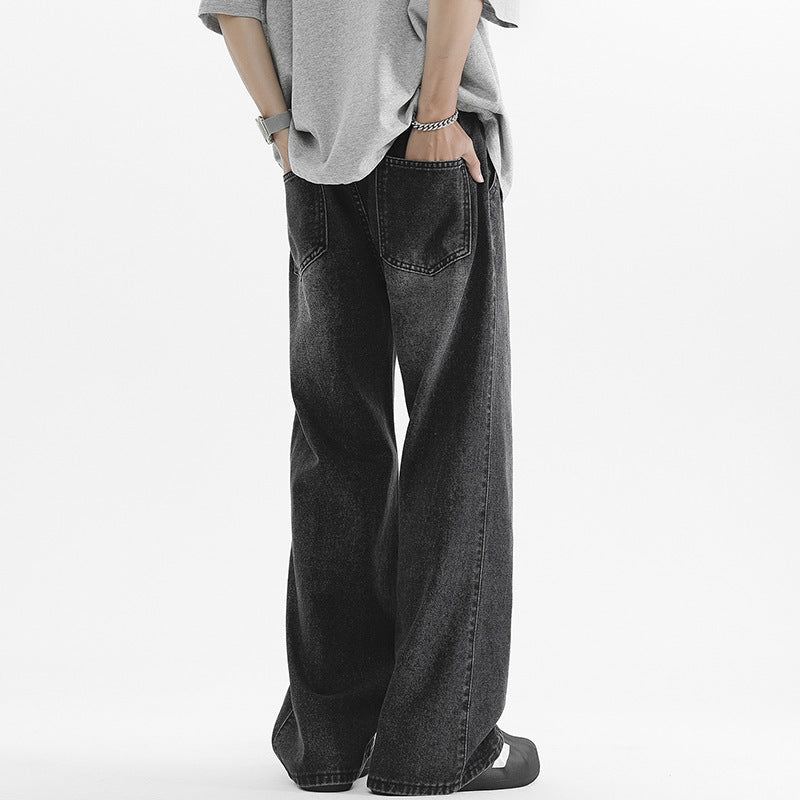 Fashionable American-style Washed Skinny Jeans For Men Fashionable American-style Washed Skinny Jeans For Men