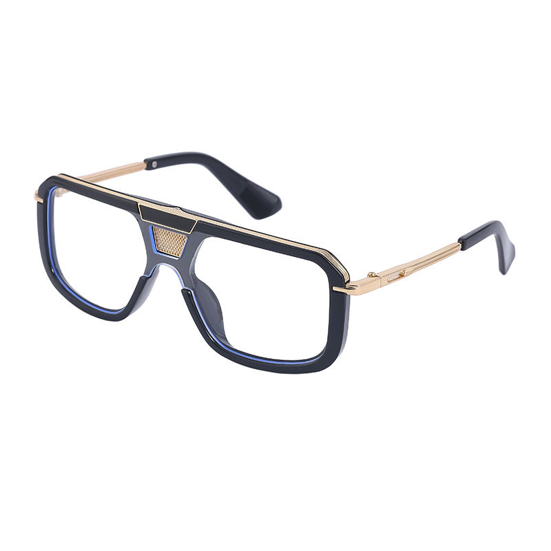 Retro Square Sun Men's European And American Large Frame Sunglasses Women Retro Square Sun Men's European And American Large Frame Sunglasses Women
