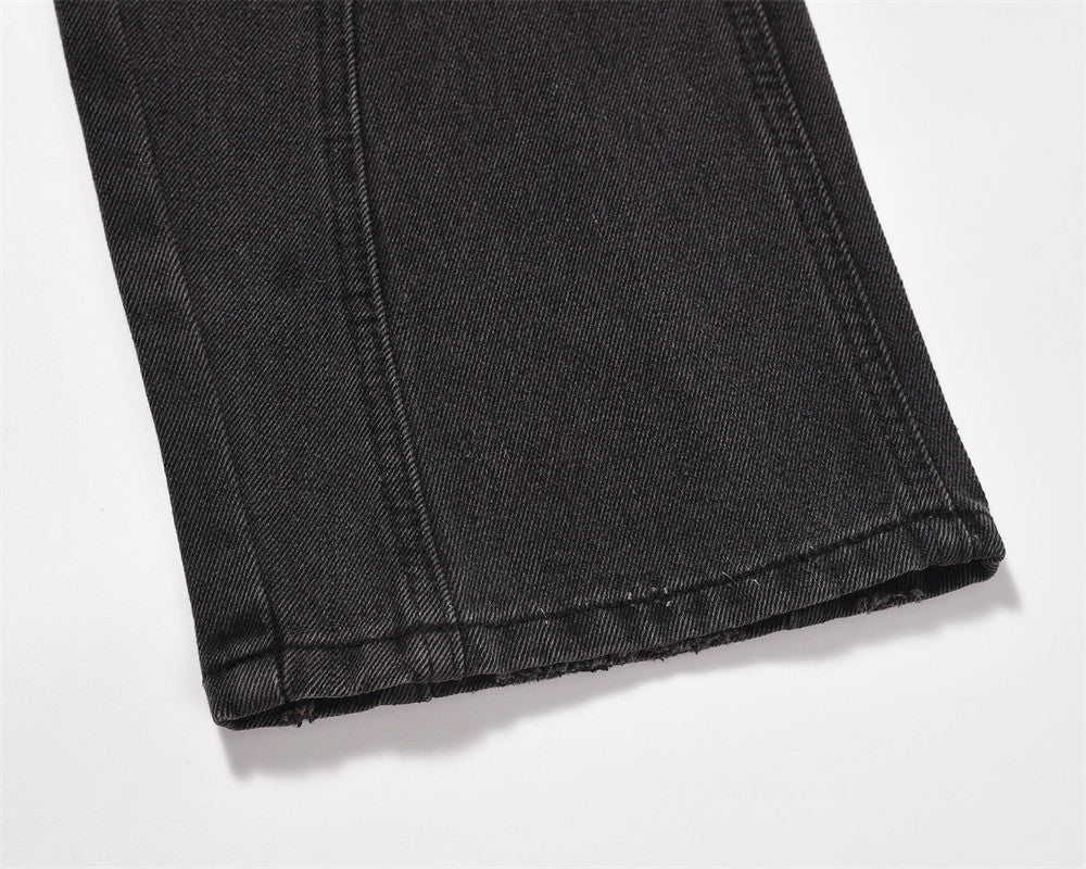 Fashion High Street Washed Jeans Men Fashion High Street Washed Jeans Men