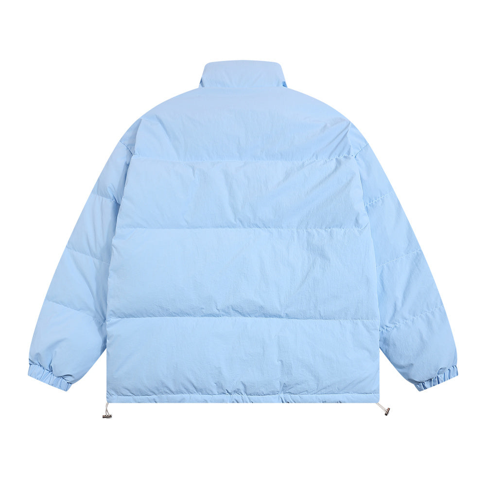 Men's High Street Simple Embroidery Letter Coat Men's High Street Simple Embroidery Letter Coat