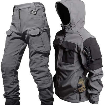 Men's Fleece Jackets Overalls And Workwear Pants For Autumn And Winter Men's Fleece Jackets Overalls And Workwear Pants For Autumn And Winter