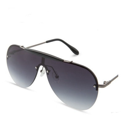 New Sunglasses Fashion One-Piece Large Frame Sunglasses Aviator Men's Sunglasses New Sunglasses Fashion One-Piece Large Frame Sunglasses Aviator Men's Sunglasses