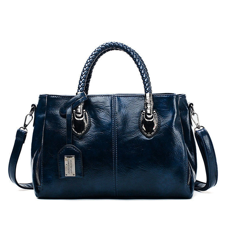 Vintage Oil Wax leather luxury handbags Women Bags Vintage Oil Wax leather luxury handbags Women Bags