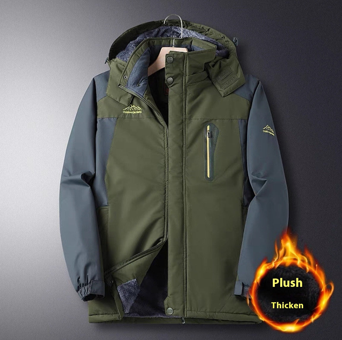 Men's Assault Jacket Fleece-lined Thickened Warm-keeping Cotton Clothing Dad Winter Clothes Coat Men's Assault Jacket Fleece-lined Thickened Warm-keeping Cotton Clothing Dad Winter Clothes Coat