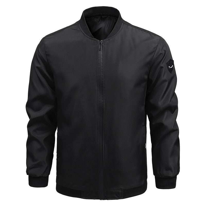 Spring And Autumn Casual Solid Color Men's Coat Spring And Autumn Casual Solid Color Men's Coat