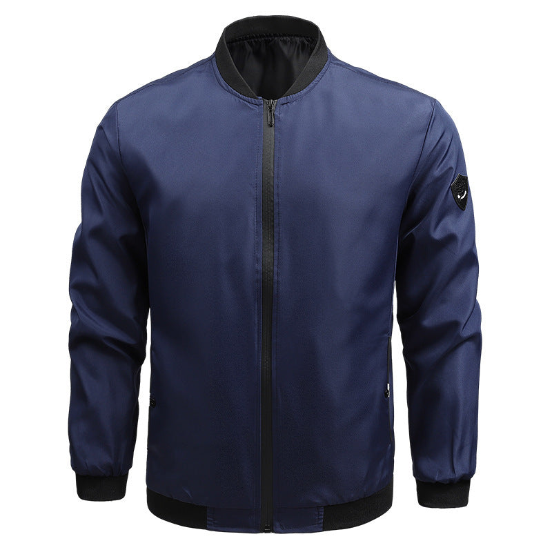 Spring And Autumn Casual Solid Color Men's Coat Spring And Autumn Casual Solid Color Men's Coat