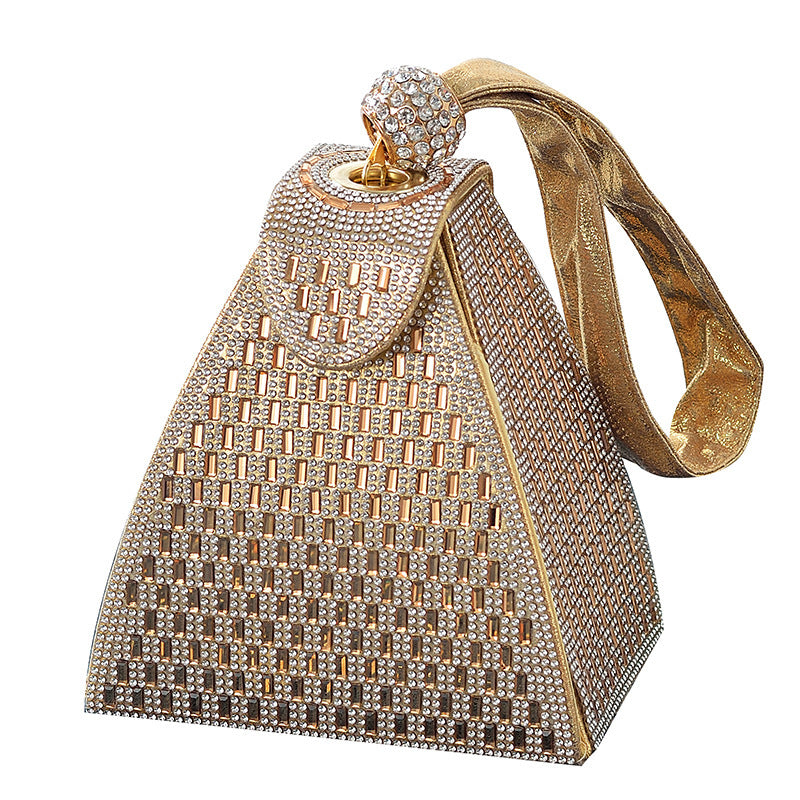 Triangle Handbag Diamond Handbag Banquet Bag Cheongsam Dress Bag Handbag Triangle Handbag Diamond Handbag Banquet Bag Cheongsam Dress Bag Handbag