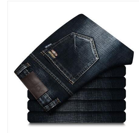 Elastic autumn and winter high grade male jeans business straight tube repair brand jeans men loose size men's wear Elastic autumn and winter high grade male jeans business straight tube repair brand jeans men loose size men's wear