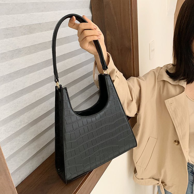 Triangle Alligator Embossed handbag Triangle Alligator Embossed handbag