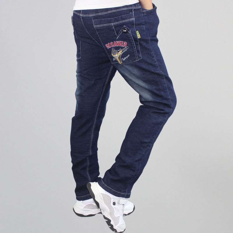 Boys Jeans Casual Pants Straight Stretch Boys Jeans Casual Pants Straight Stretch