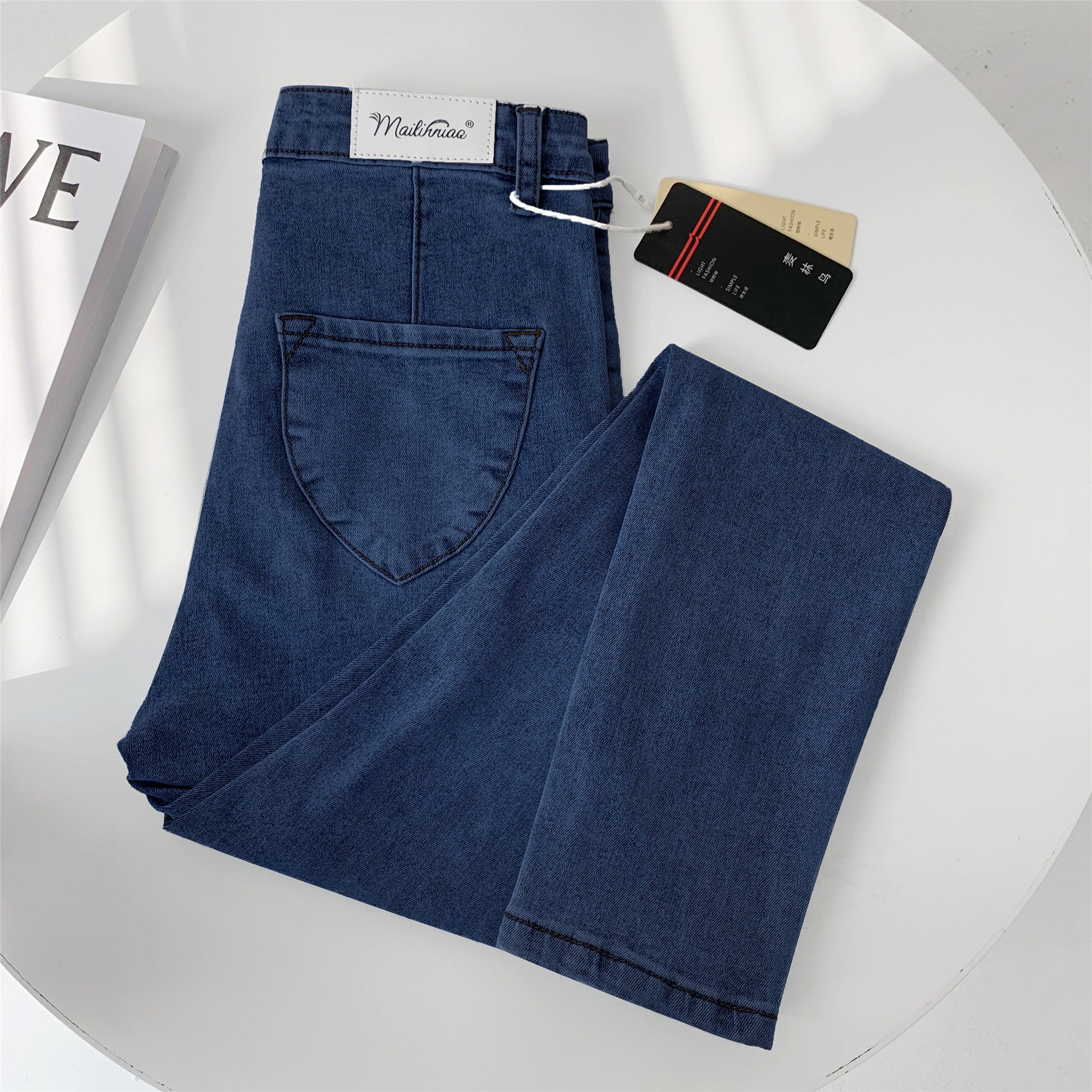 Stretch Jeans Women's High Waist Tight-fitting  Pants Stretch Jeans Women's High Waist Tight-fitting  Pants