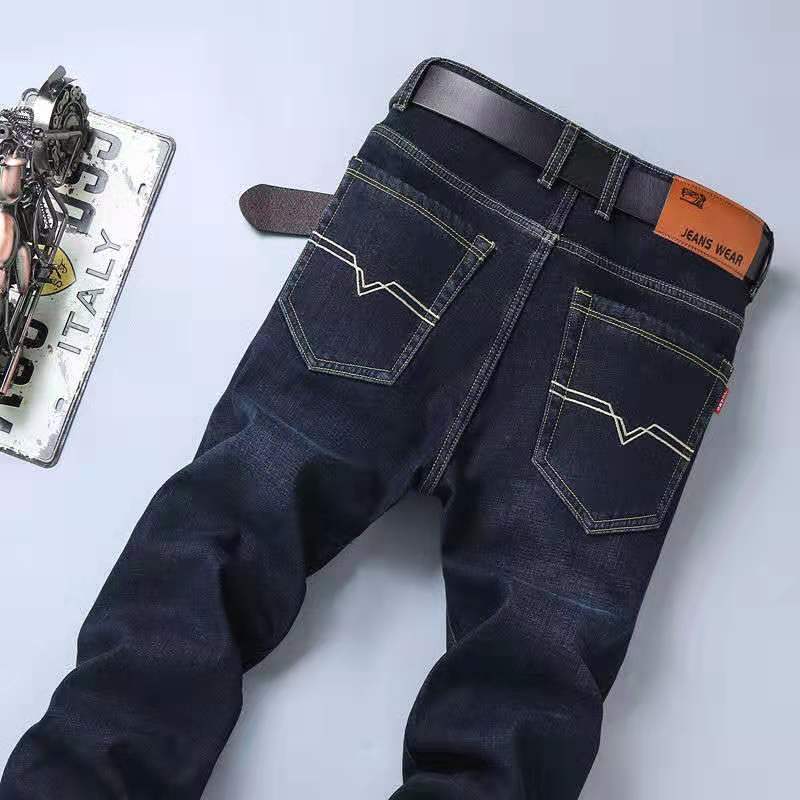 Summer Jeans Men Stretch Loose Ice Silk Summer Jeans Men Stretch Loose Ice Silk