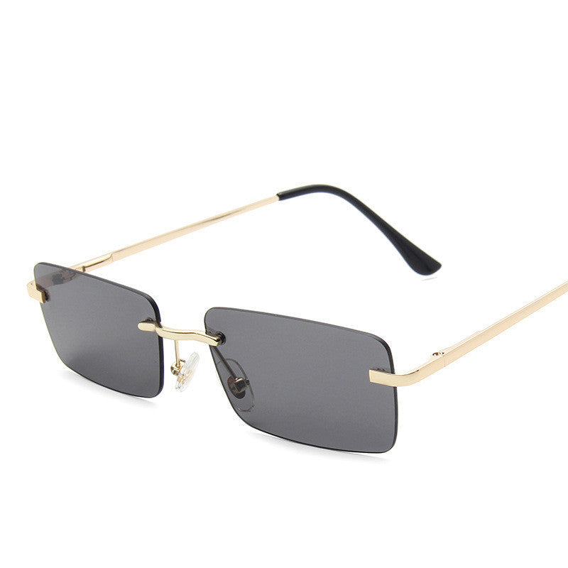 Rimless sunglasses women square Rimless sunglasses women square