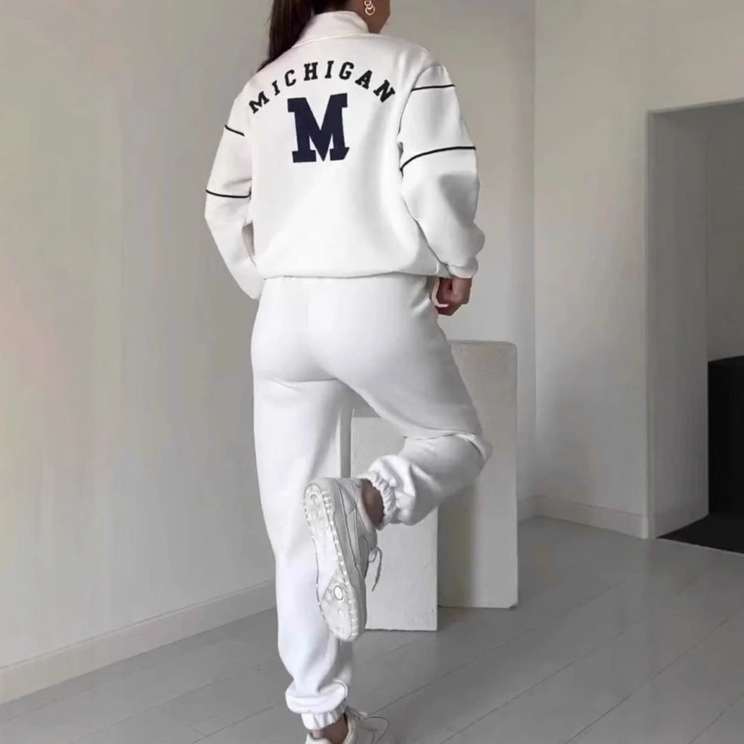 Womens 2 Piece Outfits Lounge Hoodless Pullover Sweatshirt Sweatsuit Sets Sweatshirt Baggy Fashion Sweatpants With Pockets Womens 2 Piece Outfits Lounge Hoodless Pullover Sweatshirt Sweatsuit Sets Sweatshirt Baggy Fashion Sweatpants With Pockets