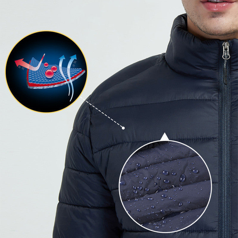 Men's Winter Light And Warm Quilted Jacket Men's Winter Light And Warm Quilted Jacket