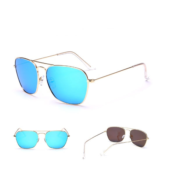 Metallic Sunglasses Real Film Couple Model Men And Women Colorful Real Polarized Sunglasses Metallic Sunglasses Real Film Couple Model Men And Women Colorful Real Polarized Sunglasses