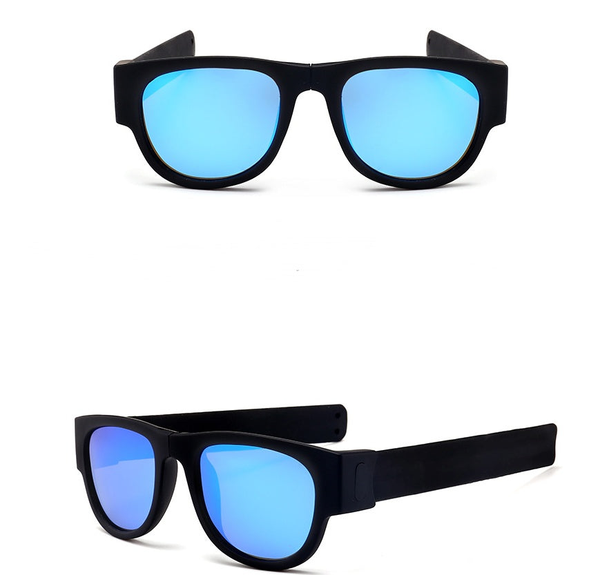 Bracelet Folding Sunglasses for Men and Women Polarized Sports Fashion Riding Pop-up Mirror Wrist Sunglasses Bracelet Folding Sunglasses for Men and Women Polarized Sports Fashion Riding Pop-up Mirror Wrist Sunglasses