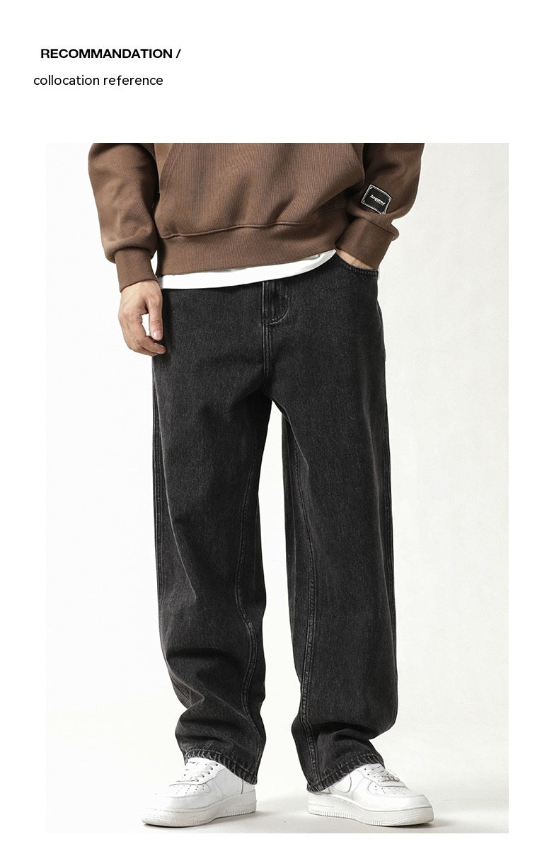 Stylish Loose Plus Size Jeans For Men Stylish Loose Plus Size Jeans For Men