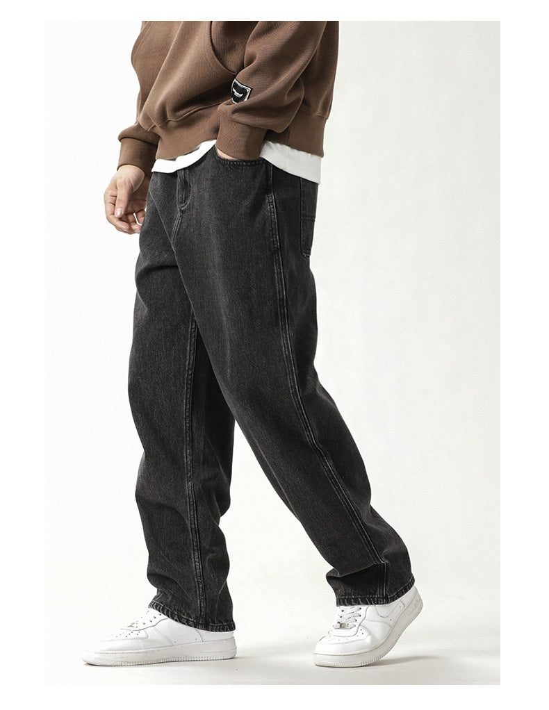Stylish Loose Plus Size Jeans For Men Stylish Loose Plus Size Jeans For Men