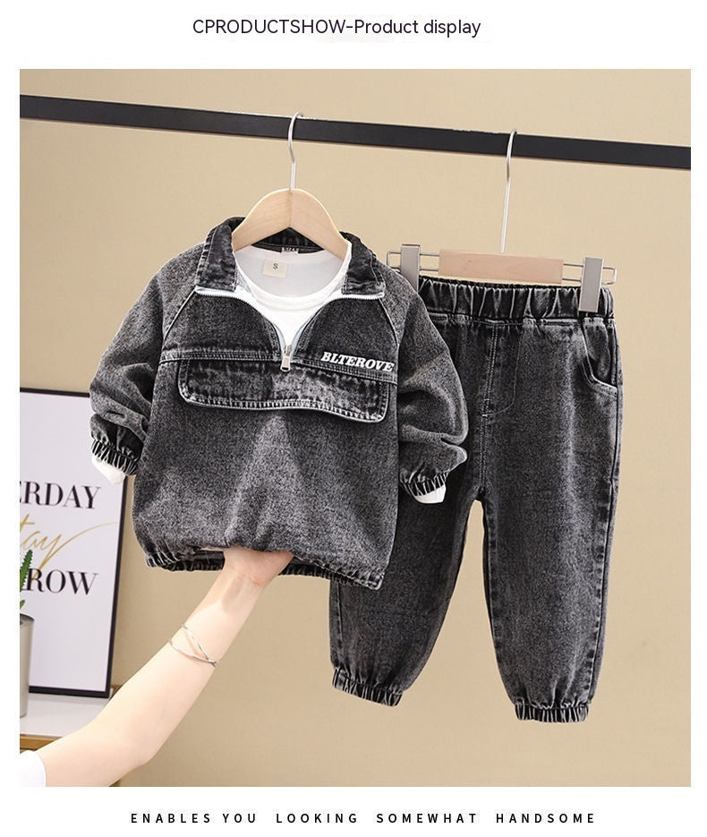 Boys Spring Clothing New Clothes Fashionable Handsome Children's Clothing Boys Spring Clothing New Clothes Fashionable Handsome Children's Clothing