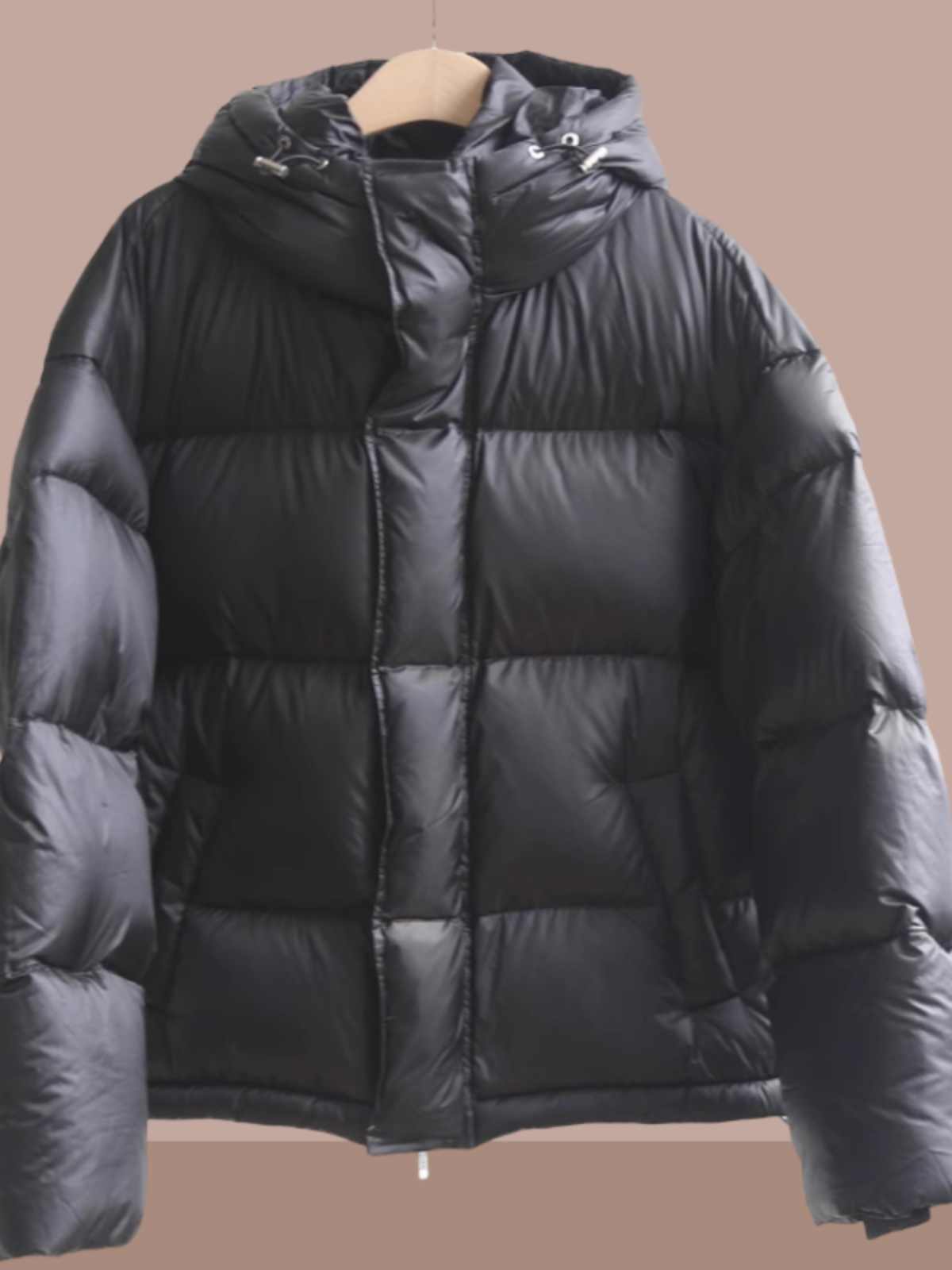 Elegant High-grade Loose Hooded Thickened Thermal Cotton Coat Jacket Elegant High-grade Loose Hooded Thickened Thermal Cotton Coat Jacket