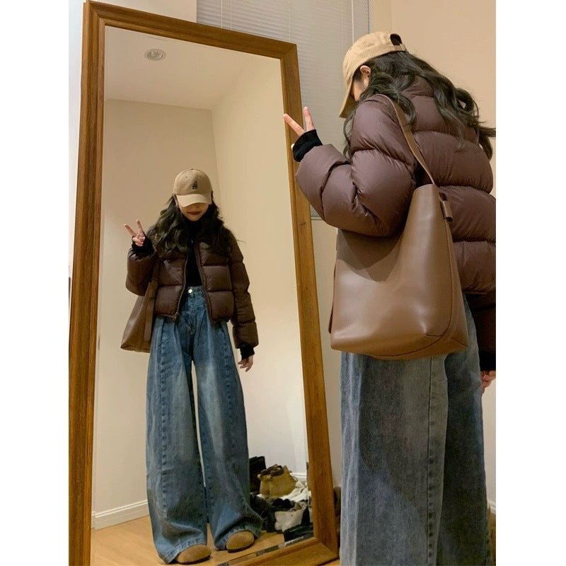 Winter New Short Down Jacket High-grade Small Kendall Style Loose Versatile Coat Women Winter New Short Down Jacket High-grade Small Kendall Style Loose Versatile Coat Women