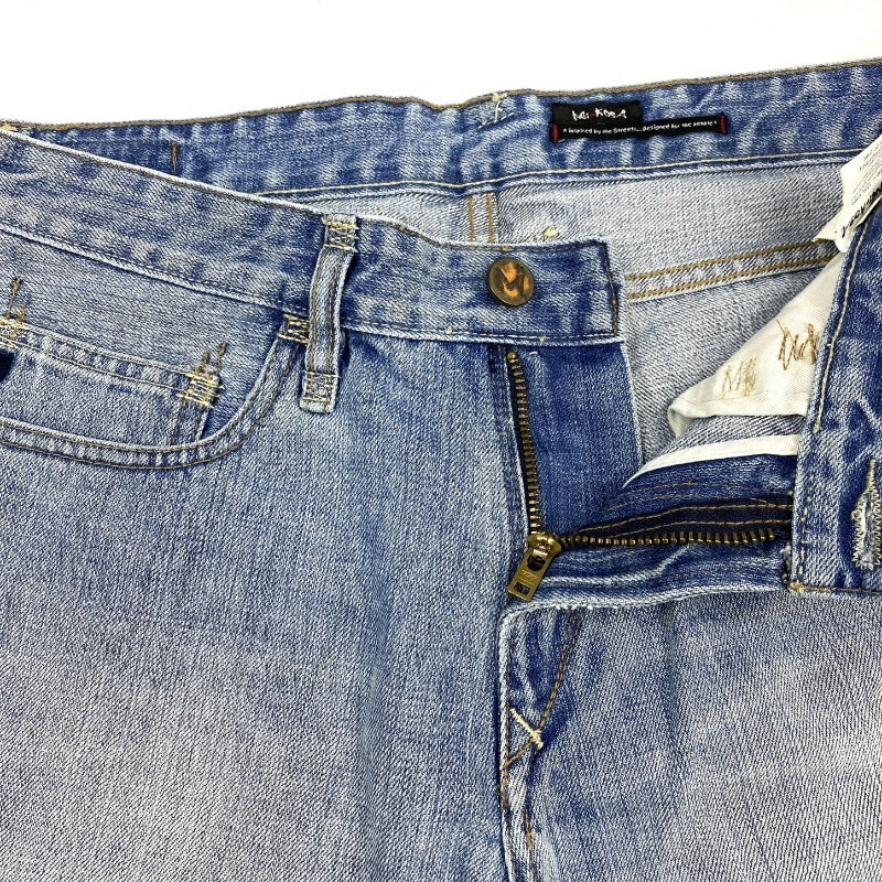 New Casual Loose Straight Leg Trend Frayed Jeans Men New Casual Loose Straight Leg Trend Frayed Jeans Men