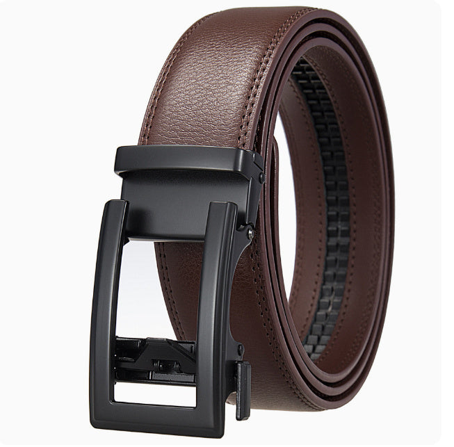 Antique Cowhide Men's Leather Belt Casual Business Comfort Click Belt Antique Cowhide Men's Leather Belt Casual Business Comfort Click Belt
