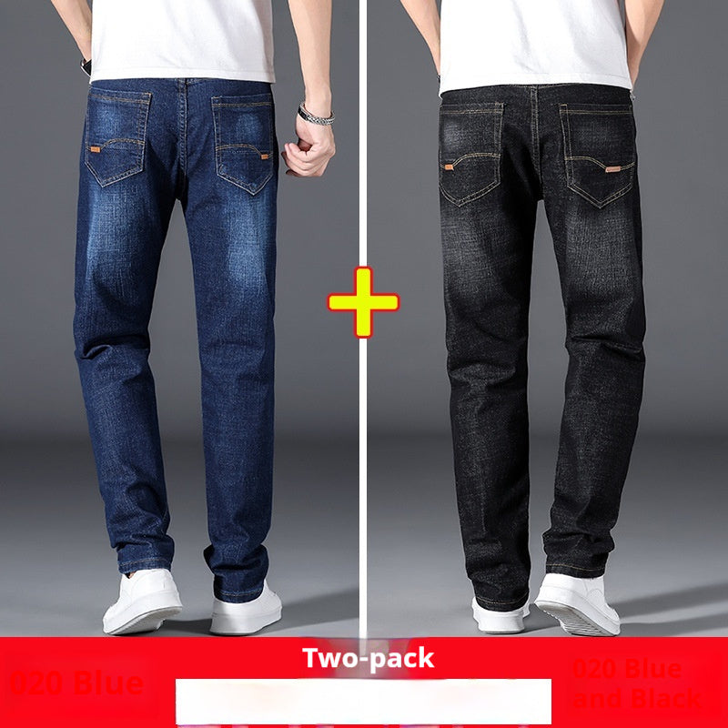 Summer Thin Jeans Men's Loose Straight Summer Thin Jeans Men's Loose Straight