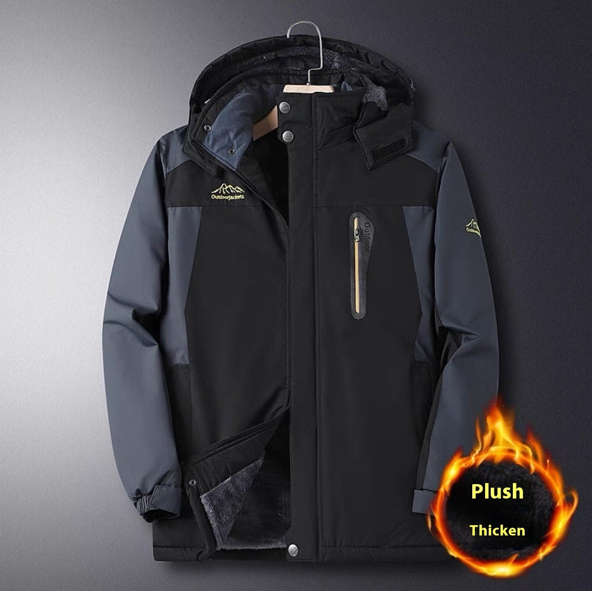 Men's Assault Jacket Fleece-lined Thickened Warm-keeping Cotton Clothing Dad Winter Clothes Coat Men's Assault Jacket Fleece-lined Thickened Warm-keeping Cotton Clothing Dad Winter Clothes Coat