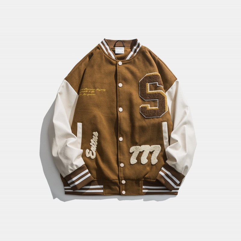 New Style Baseball Uniform Men's And Women's Jackets Couple Jackets New Style Baseball Uniform Men's And Women's Jackets Couple Jackets