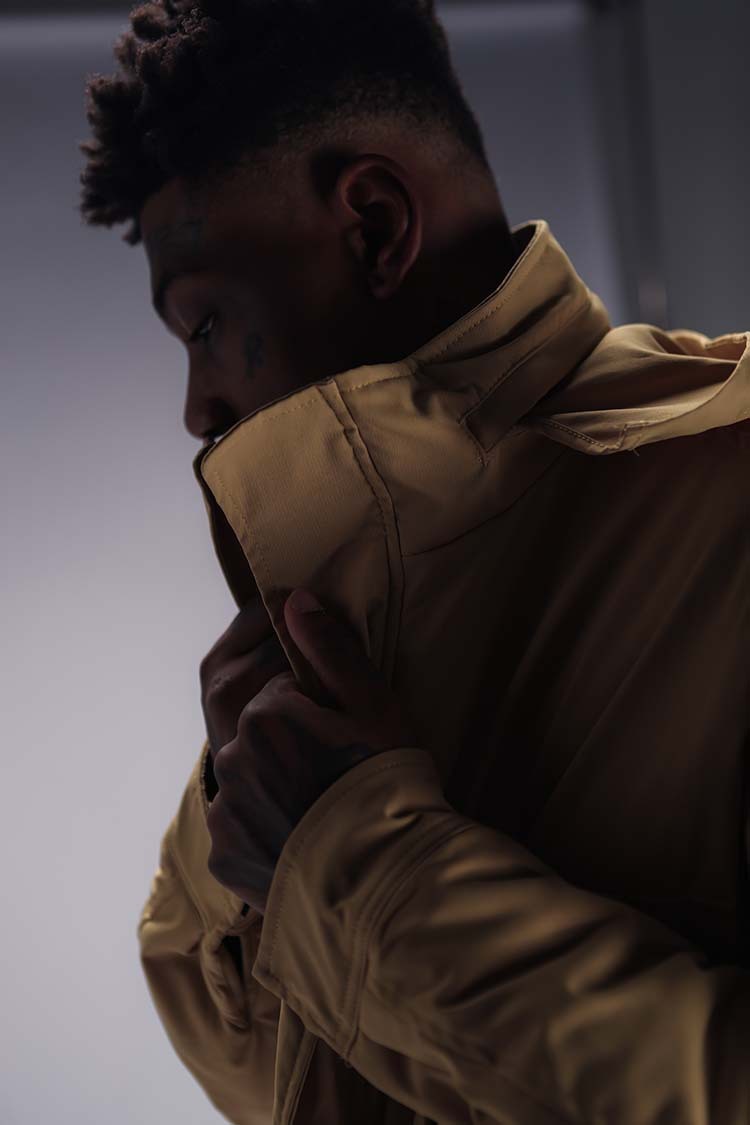 Multi Pocket Functional Work Coat Loose Warm Stand Collar Multi Pocket Functional Work Coat Loose Warm Stand Collar