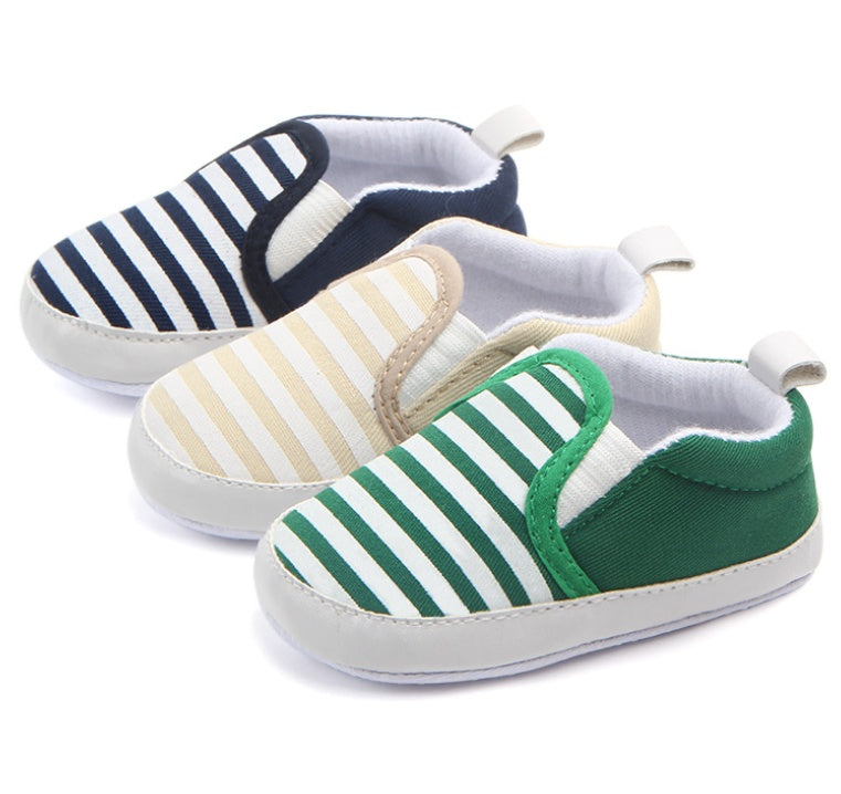 Brand New Pram Newborn Toddler Baby Girls Boys Kids Infant First Walkers Striped Classic Shoes Loafers Casual Soft Shoes Brand New Pram Newborn Toddler Baby Girls Boys Kids Infant First Walkers Striped Classic Shoes Loafers Casual Soft Shoes
