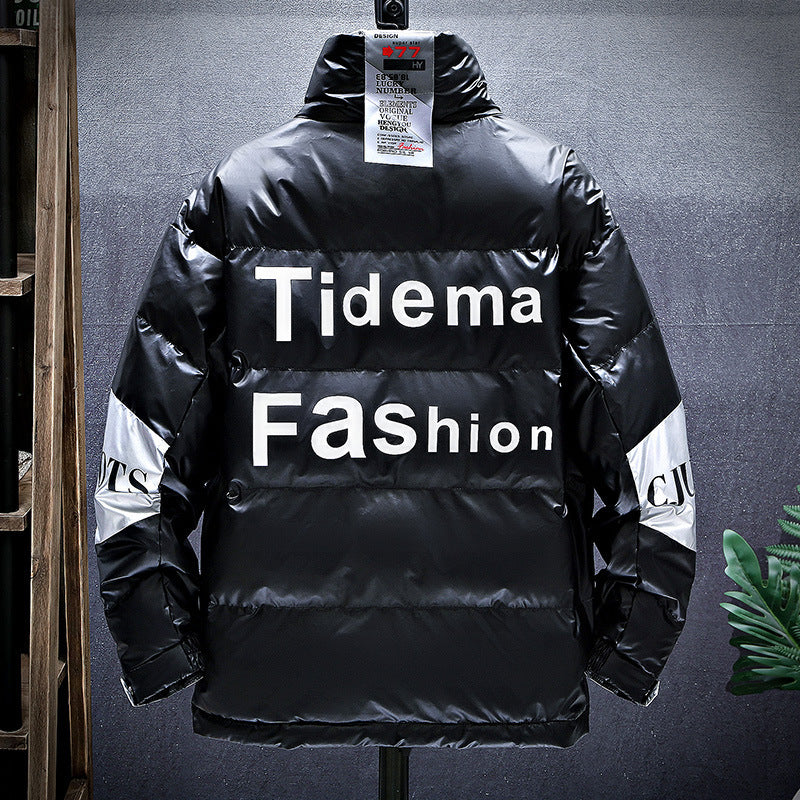 Winter new trendy brand bright face thick cotton clothes Korean version Winter new trendy brand bright face thick cotton clothes Korean version