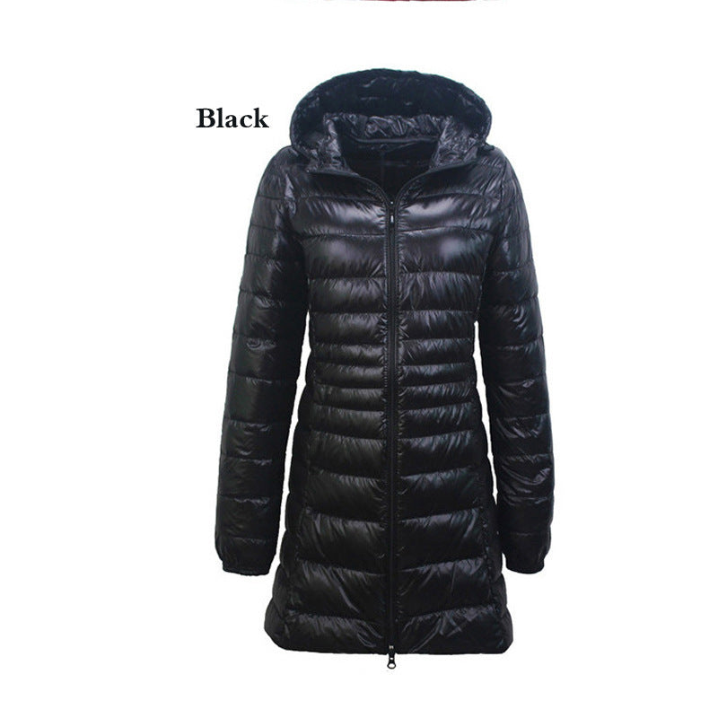 Lightweight Mid-length Plus Size Slim Fit Women's Down Jacket Lightweight Mid-length Plus Size Slim Fit Women's Down Jacket