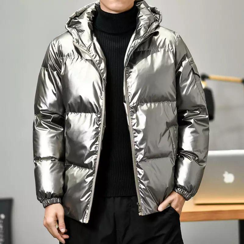 Men's winter plus size couple short down padded jacket Men's winter plus size couple short down padded jacket