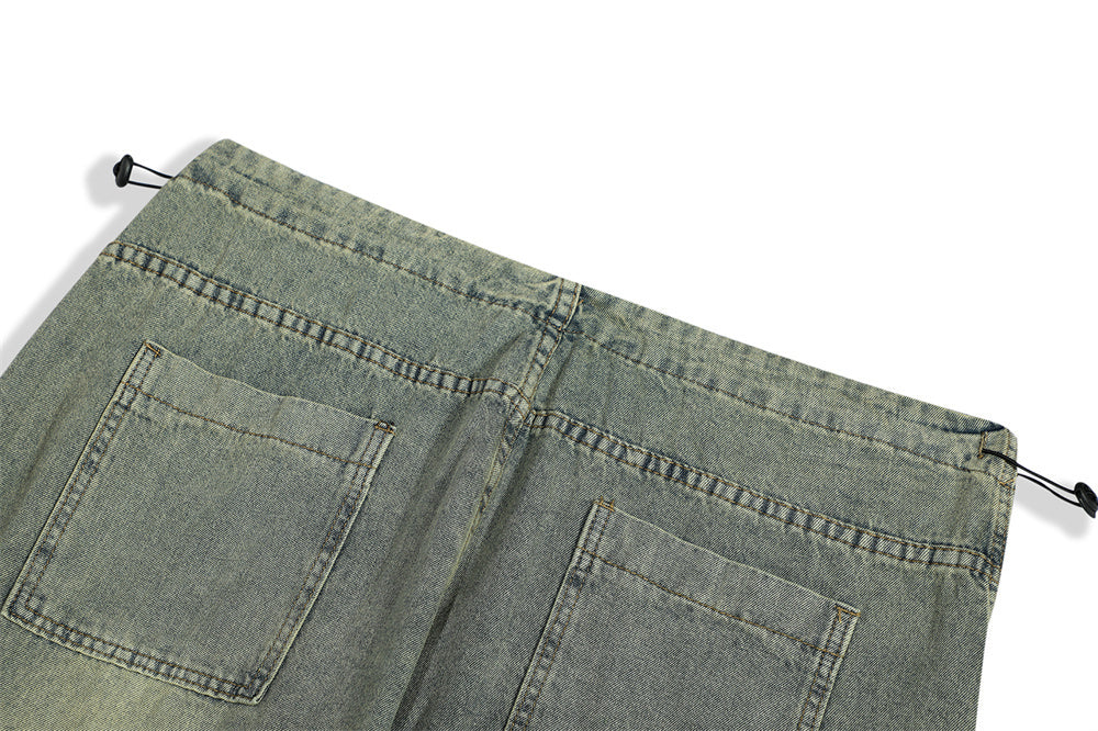 Stylish Multi-pocket Cargo Jeans Men Stylish Multi-pocket Cargo Jeans Men