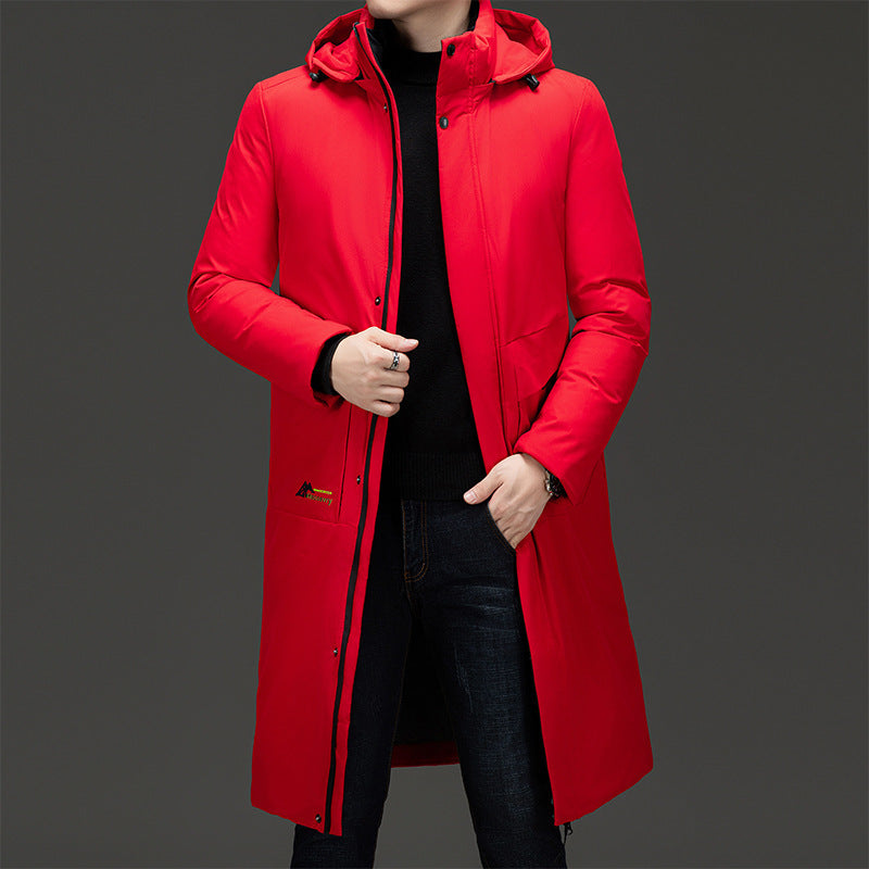 Middle-aged And Elderly Men's Down Cotton-padded Jacket Youth Daddy Outfit Middle-aged And Elderly Men's Down Cotton-padded Jacket Youth Daddy Outfit