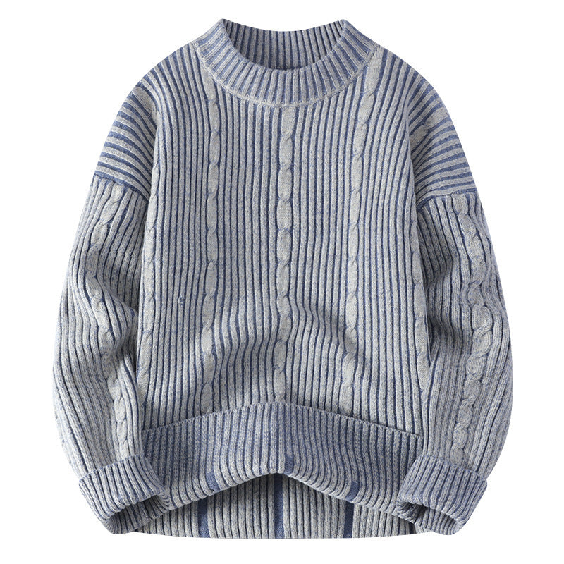 Casual Loose Sweater Men's Long Sleeved Sweater Casual Loose Sweater Men's Long Sleeved Sweater