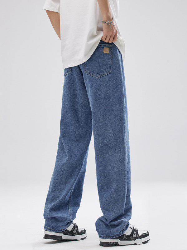 Fashion Personality New Wide Leg Jeans Men Fashion Personality New Wide Leg Jeans Men