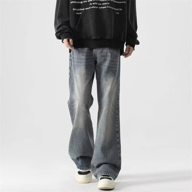 Vintage Jeans Men's Washed Straight Vintage Jeans Men's Washed Straight