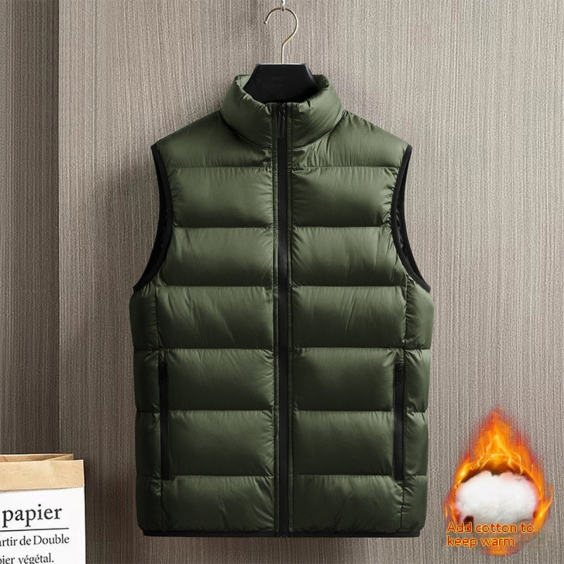Down Jacket Vest Men's Coat Thickened Warm Down Jacket Vest Men's Coat Thickened Warm