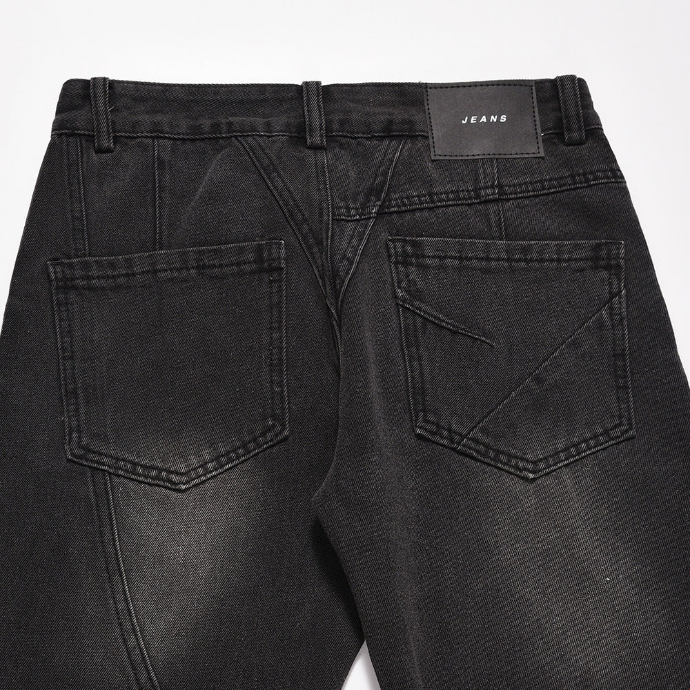 Fashion High Street Washed Jeans Men Fashion High Street Washed Jeans Men