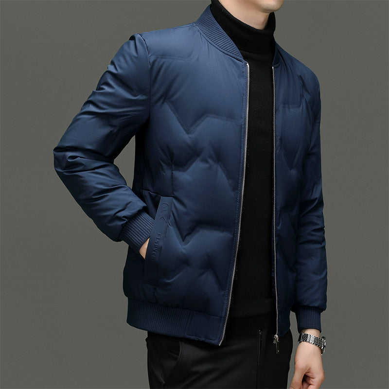 90 Duck Down Winter Men's Business Casual Light Thin Warm Down Jacket 90 Duck Down Winter Men's Business Casual Light Thin Warm Down Jacket