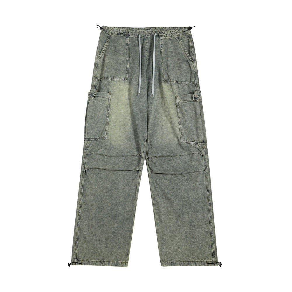 Stylish Multi-pocket Cargo Jeans Men Stylish Multi-pocket Cargo Jeans Men