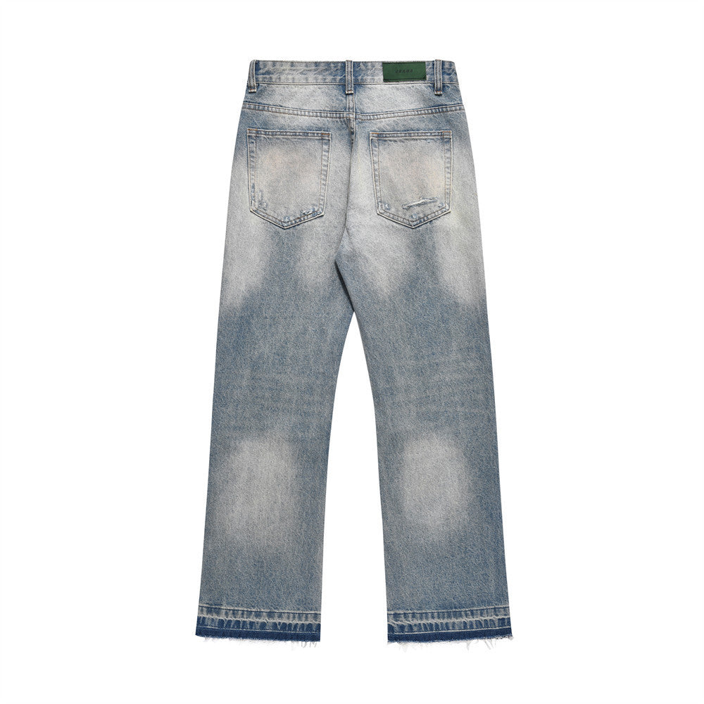 Washed Dirty Ripped Jeans For Men Washed Dirty Ripped Jeans For Men
