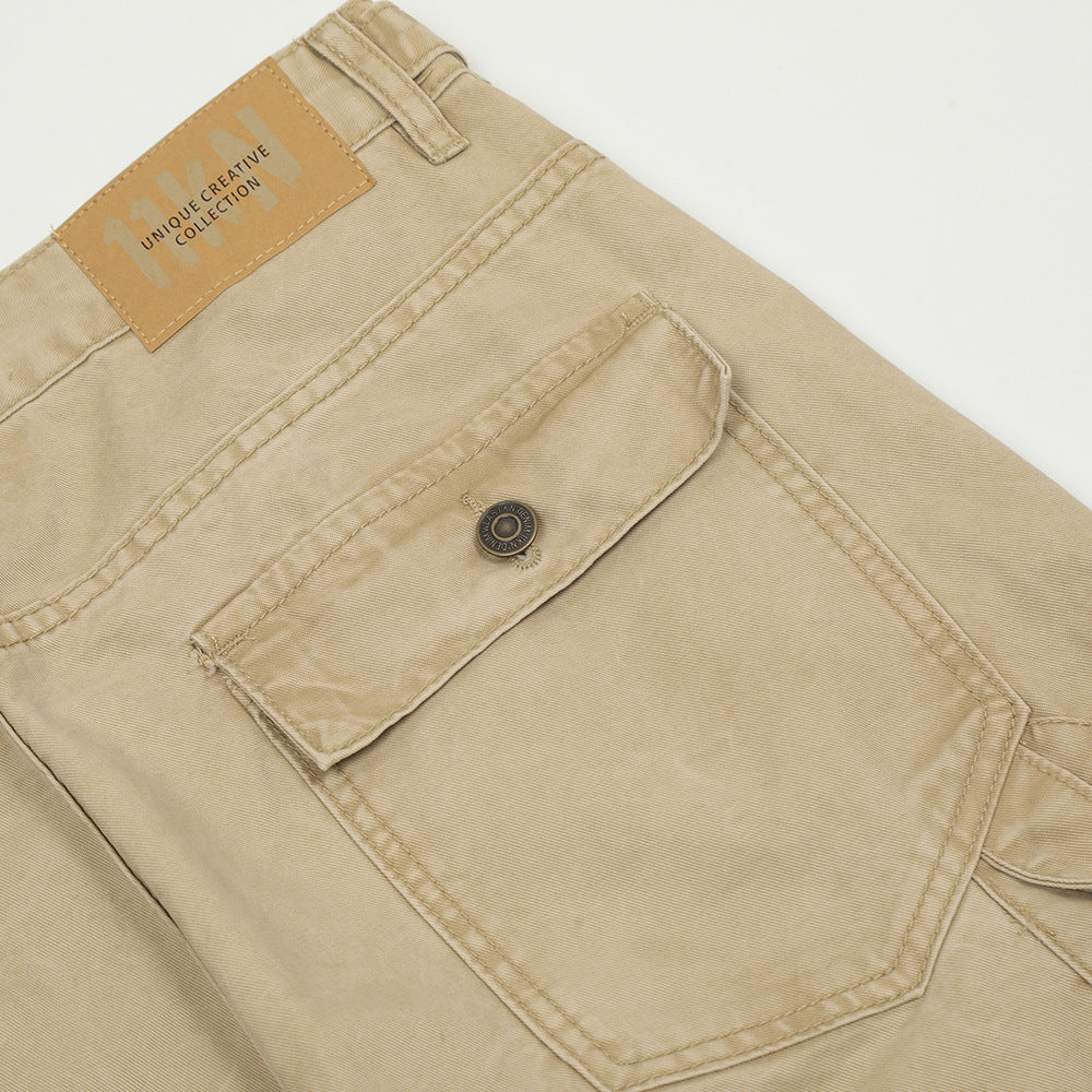 Fashion Personality Multi-pocket Workwear Jeans Men Fashion Personality Multi-pocket Workwear Jeans Men