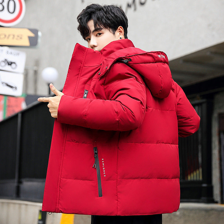 Winter Short Down Jacket Men's New Thickening Winter Short Down Jacket Men's New Thickening