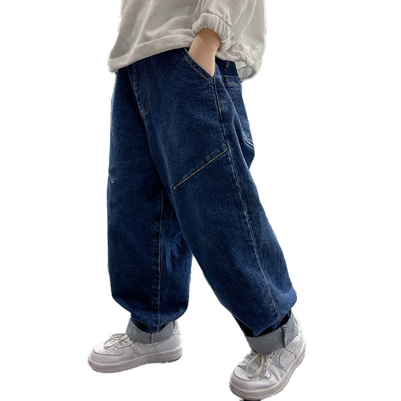 Boys Autumn Jeans Children's Clothing Casual Spring And Autumn Handsome Trousers Boys Autumn Jeans Children's Clothing Casual Spring And Autumn Handsome Trousers