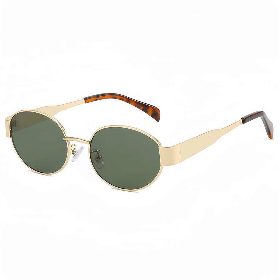Oval Sunglasses Women's Metal Vintage Sunglasses Oval Sunglasses Women's Metal Vintage Sunglasses